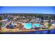 Aerial view of the community pool and amenities, perfect for relaxing and socializing at 2039 Woodburn Dr., Myrtle Beach, SC 29579