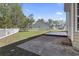 A backyard featuring a concrete patio and a wooden deck at 211 Oak Landing Dr., Conway, SC 29527