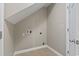 Laundry room area with hookups and door at 211 Oak Landing Dr., Conway, SC 29527