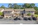 Aerial view of the condo community features parking and mature trees at 3015 Old Bryan Dr. # 9-7, Myrtle Beach, SC 29577