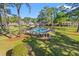 Scenic community pool area, surrounded by lush trees and well-maintained landscaping at 3015 Old Bryan Dr. # 9-7, Myrtle Beach, SC 29577