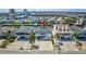 Aerial view of a waterfront neighborhood showcasing well-maintained homes and canals at 329 46Th Ave. N, North Myrtle Beach, SC 29582