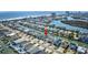 Stunning aerial view of a coastal community with waterfront homes and boat access to the ocean at 329 46Th Ave. N, North Myrtle Beach, SC 29582