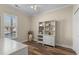 Bright office with wood floors, natural light, and built-in shelving at 621 Banks Dr. # 12-1, Myrtle Beach, SC 29588