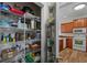 Spacious walk-in pantry with wire shelving for organized storage at 621 Banks Dr. # 12-1, Myrtle Beach, SC 29588