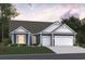 Charming single-story home with a well-maintained lawn, complemented by a two-car garage and classic curb appeal at 66 Northbrook Dr, Murrells Inlet, SC 29576