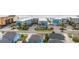 Aerial view showcases the complex, pool, and landscaping with ocean views at 720 North Waccamaw Dr. # 312, Murrells Inlet, SC 29576