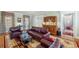 Cozy living room with classic furnishings and a built-in wooden cabinet at 817 Evans Rd., Marion, SC 29571