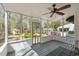 Relaxing screened porch with views of the landscaped backyard at 817 Evans Rd., Marion, SC 29571