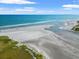 Aerial view of beautiful ocean and sandy beach with people at 9400 Shore Dr. # 725, Myrtle Beach, SC 29572