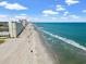 Lovely beach views with turquoise water and sandy beach front at 9400 Shore Dr. # 725, Myrtle Beach, SC 29572