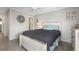 Comfortable bedroom showcasing a queen bed with decorative pillows, offering a relaxing space at 9620 Shore Dr. # 307, Myrtle Beach, SC 29572