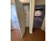 Linen closet with shelves accessible from hallway and bedroom at 1014 Mimosa Ct., Conway, SC 29527