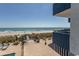 Enjoy ocean views from the pool deck at 2001 S Ocean Blvd. # 207, Myrtle Beach, SC 29577
