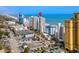 Amazing aerial view of this condo building with great proximity to the beach, stores, and restaurants at 2701 N Ocean Blvd. # 1154-60, Myrtle Beach, SC 29577