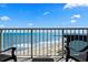 Oceanfront balcony with seating and expansive views of the beach at 2701 N Ocean Blvd. # 1154-60, Myrtle Beach, SC 29577