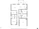 Home floor plan showing the location of the primary bedroom, bedrooms, bathrooms, and living areas at 3004 Fiddler Ct., Loris, SC 29569
