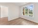 Inviting flex room featuring hardwood floors and a window with natural light at 348 Autumn Pheasant Loop, Calabash, NC 28467
