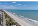 Expansive ocean view showing proximity to beautiful beach, perfect for waterside living at 5508 Porcher Dr. # 3, Myrtle Beach, SC 29577