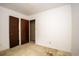 Bright bedroom featuring neutral walls, carpet flooring, closet space, and a ceiling light at 1001 Creel St., Conway, SC 29527