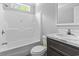 Clean bathroom with tub, shower and marble vanity at 103 Off Shore Dr., Murrells Inlet, SC 29576