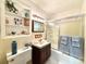 Bathroom featuring tiled floor and walls, and shower at 106 Jessamine St., Andrews, SC 29510