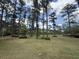 Spacious grounds with towering trees and manicured shrubbery offer a park-like setting at 106 Jessamine St., Andrews, SC 29510