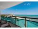 Breathtaking balcony view featuring the coastline, beach, and blue ocean at 107 S Ocean Blvd. # 1201, Myrtle Beach, SC 29577