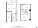 Full house floor plan showcasing the dimensions for both the first and second stories of the house at 1098 Stanton Pl., Myrtle Beach, SC 29579