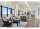 A stylish condo lobby features comfortable seating and contemporary decor elements at 1105 S Ocean Blvd. # 422, Myrtle Beach, SC 29577