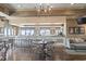 An inviting restaurant boasts stylish seating, warm lighting, and charming decor at 1105 S Ocean Blvd. # 422, Myrtle Beach, SC 29577