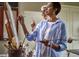 Residents enjoying painting class together in community crafts room at 1233 Lady Bird Way, North Myrtle Beach, SC 29582