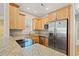 Kitchen featuring stainless steel appliances, ample cabinet space, and granite countertops at 138 Lumbee Circle # 17, Pawleys Island, SC 29585