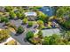 Aerial view of community amenities, including a pool, playground, tennis court, and pond at 141 Wickham Ct., Pawleys Island, SC 29585