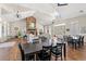Large, open common room with high ceilings, a fireplace, and ample seating areas at 141 Wickham Ct., Pawleys Island, SC 29585