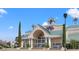 The Alabama Theatre with white columns and landscaping outside at 1513 Anne St., North Myrtle Beach, SC 29582