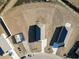 Overhead shot showcasing the home's roof, driveway, and proximity to community amenities at 154 Seasons Trace Loop, Longs, SC 29568
