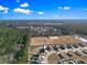 Community aerial view with the home highlighted, near green spaces and a baseball field at 154 Seasons Trace Loop, Longs, SC 29568