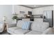 Cozy living space showcases a seamless blend of the kitchen and living room, perfect for entertaining at 154 Seasons Trace Loop, Longs, SC 29568