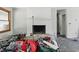 A brick fireplace, ideal for a cozy atmosphere, is a prominent feature of this living space at 1651 Weldon Ln., Conway, SC 29526