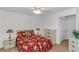 Bedroom featuring neutral walls, wood floors, and a coordinating furniture set at 1801 N Ocean Blvd. # A4, North Myrtle Beach, SC 29582