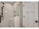 Walk-in shower with a glass door at 204 Shady Pines Ct., Conway, SC 29527