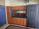 Garage interior with workspace, cabinets, and tool storage at 213 Cupola Dr., Longs, SC 29568