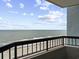 Enjoy the stunning ocean view from this private balcony with sand and surf just steps away at 2401 S Ocean Blvd. S # 1256, Myrtle Beach, SC 29577