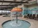 Indoor pool area with water features and seating for Gathering fun at 2401 S Ocean Blvd. S # 1256, Myrtle Beach, SC 29577