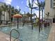 Fun splash pad and play area in the outdoor pool area, with slides and fountains at 2401 S Ocean Blvd. S # 1256, Myrtle Beach, SC 29577