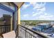 Balcony overlooking city view with skyline and blue sky at 2600 N Ocean Blvd. # 1401, Myrtle Beach, SC 29577