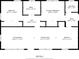 Floor plan of a cozy home highlighting dimensions of living areas and bedrooms at 2865 N Nichols Hwy., Nichols, SC 29581