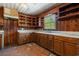 Kitchen with wooden cabinets and lots of room for renovation and improvements at 2865 N Nichols Hwy., Nichols, SC 29581