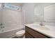 Functional bathroom featuring a shower-tub combination and a modern vanity at 3339 Little Bay Dr., Conway, SC 29526